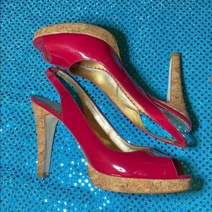 Jessica Simpson Red Patent Leather Heels